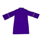 Girls Plain Co-ord Set - Purple