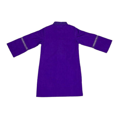 Girls Plain co-ord Set - Purple