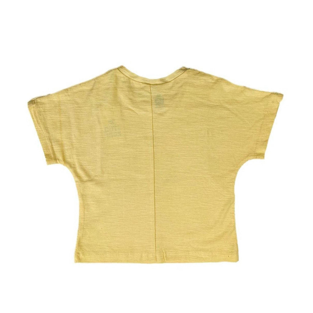 Girl T-Shirt butterfly - Light Yellow