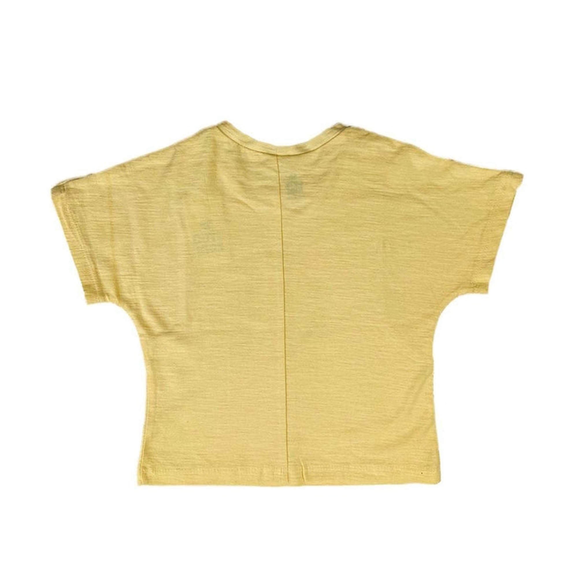Girl T-Shirt butterfly - Light Yellow
