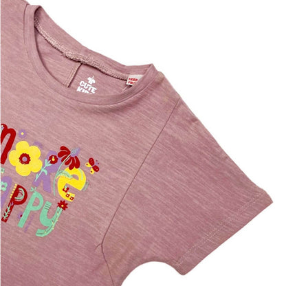 Girl T-Shirt More Happy - Copper Rose