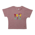 Girl Printed T-Shirt - Copper Rose