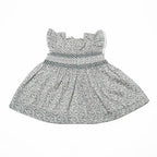 Newborn Frock With Hair Band - Floral