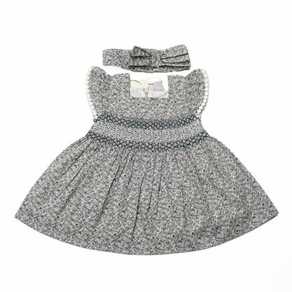 Newborn Frock With Hair Band