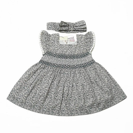 Newborn Frock With Hair Band