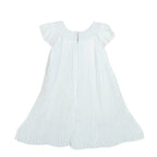 Newborn Bow Frock - White