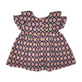 Girls Lawn Frock – Purple