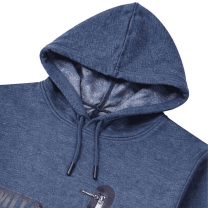 Boys Hoodie - Blue & Maroon