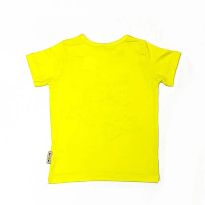 Girl Printed Top - Yellow