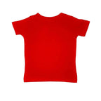 Girl Printed Top - Red