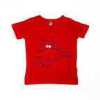 Girl Printed Top - Red