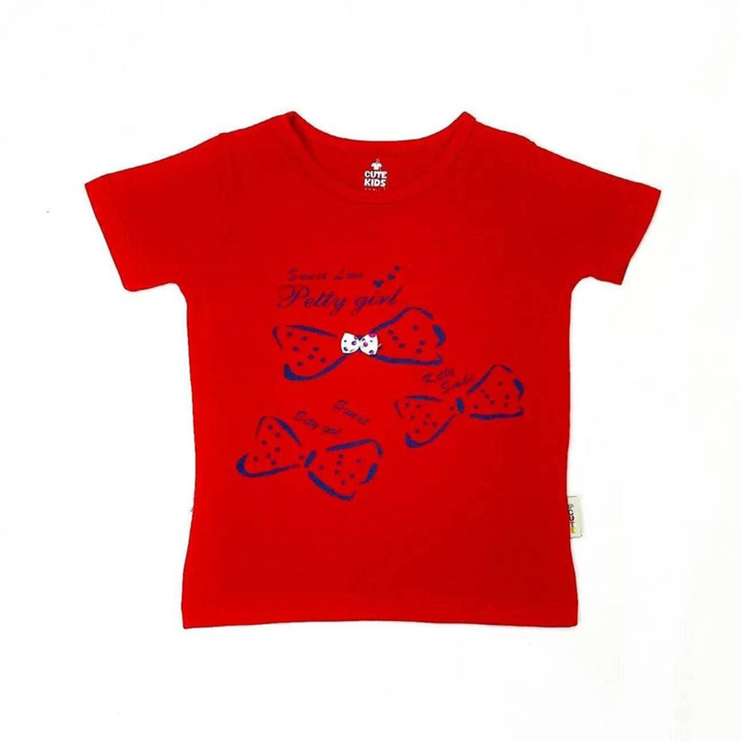 Girl Printed Top - Red