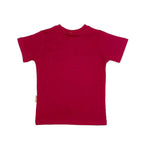 Girl Printed Top - Maroon