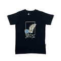 Girl Printed Top - Black