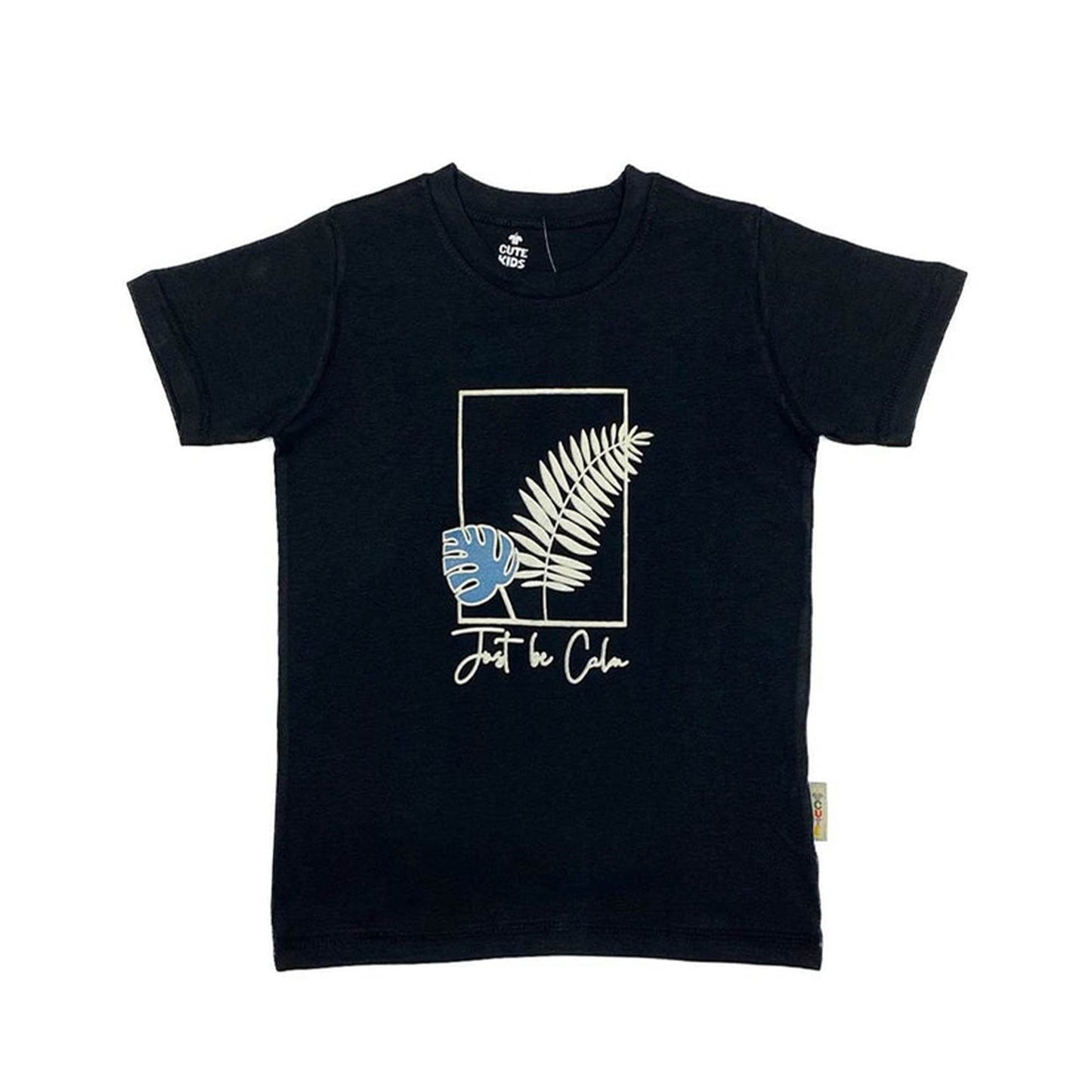 Girl Printed Top - Black