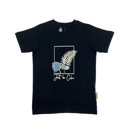Girl Printed Top - Black