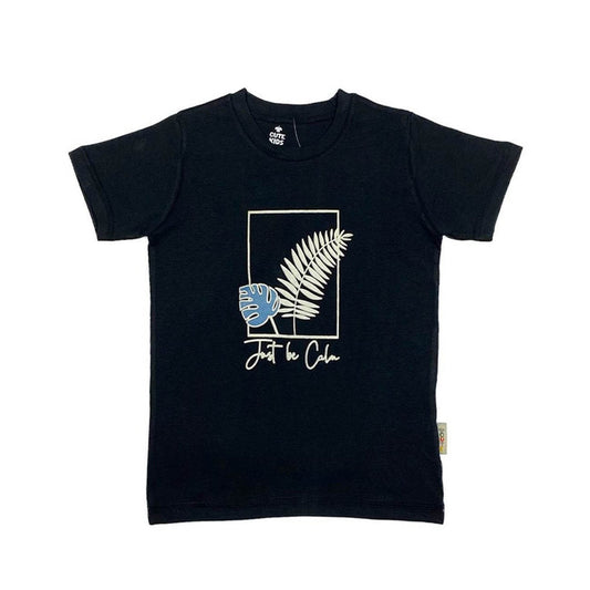 Girl Printed Top - Black