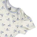 NewBorn Screen Printed Co-ord Set - White