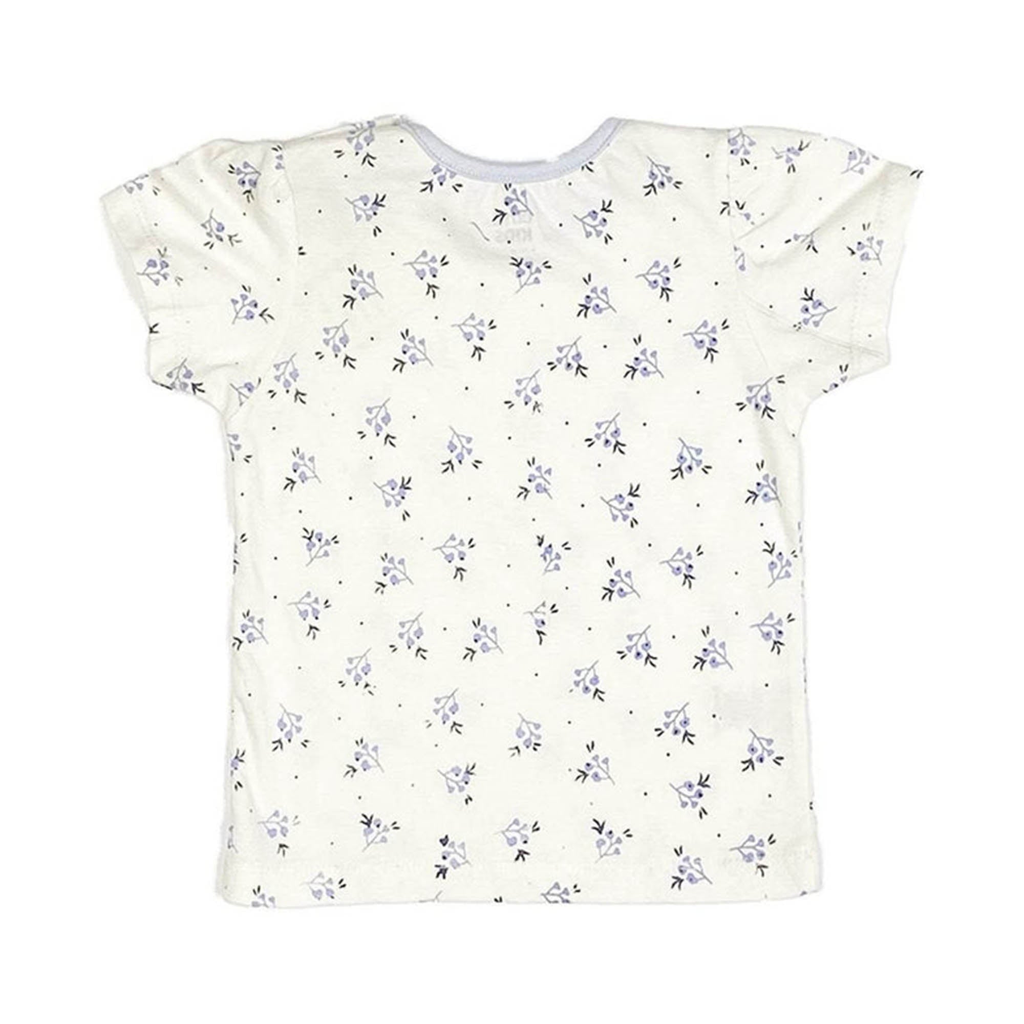 NewBorn cozy Blue Blossom night suit