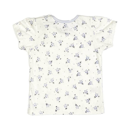 NewBorn cozy Blue Blossom night suit