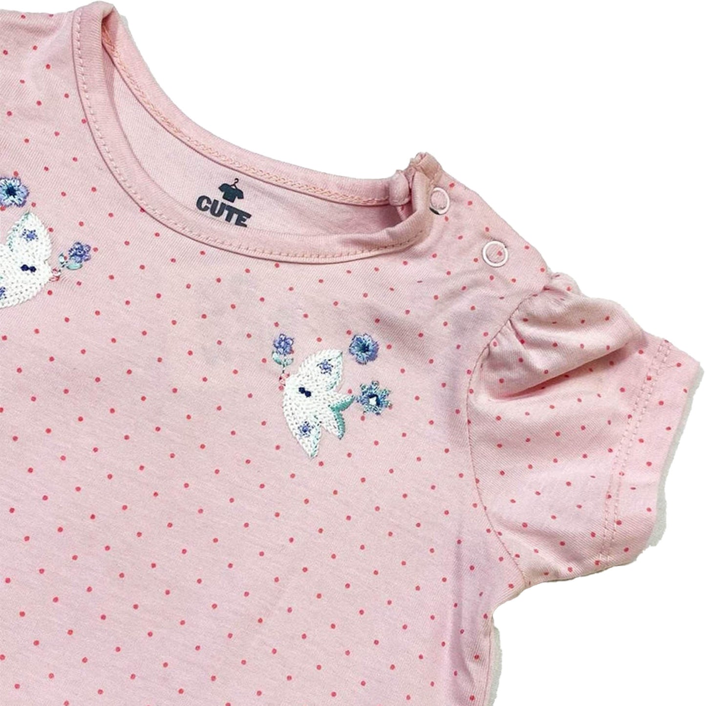 NewBorn Cozy Night Suit - Light Pink