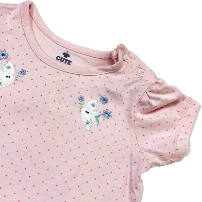 NewBorn Cozy Night Suit - Light Pink