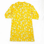 Girls Screen Printed Kurti - Yellow