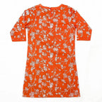 Girls Printed Kurti - Orange