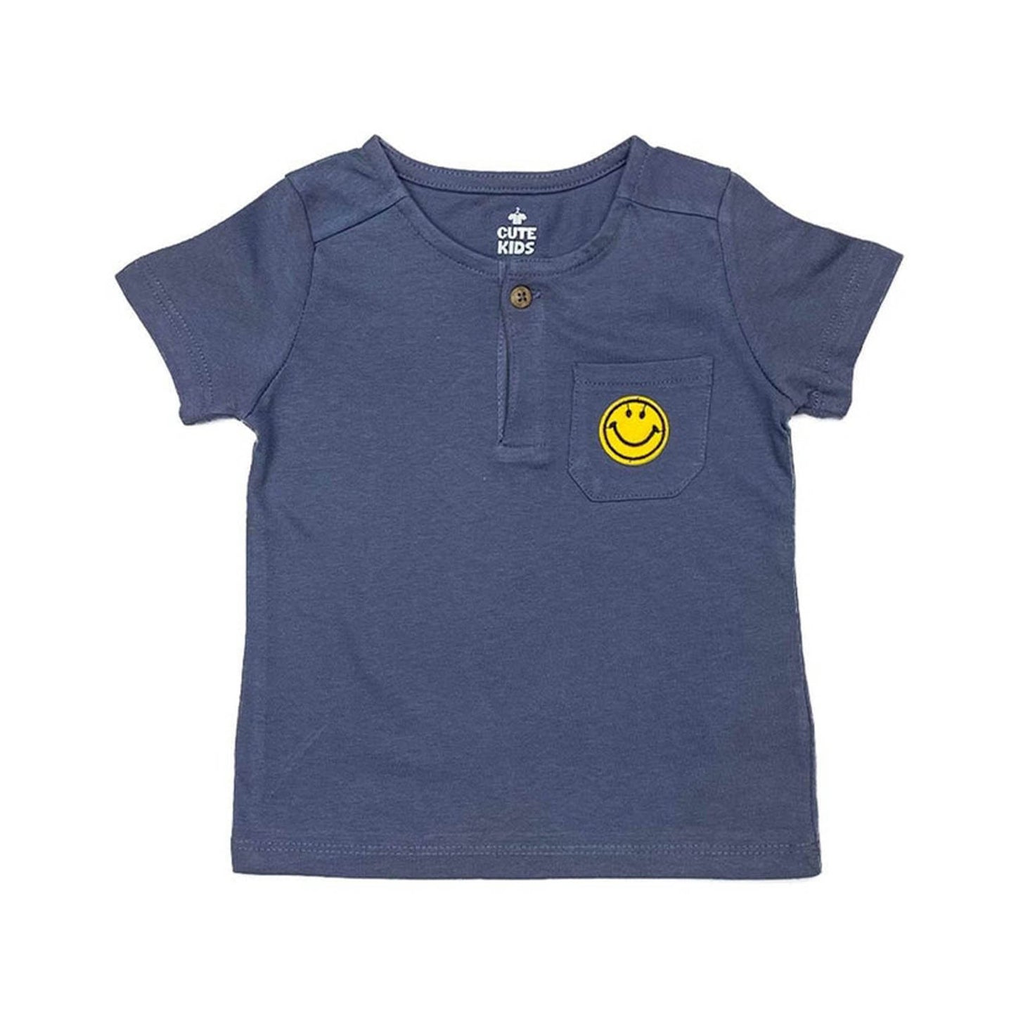 Boys T-Shirt Smiley face - Light Purple