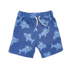 Boys Shark Shorts - Sky Blue