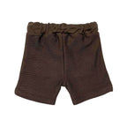 Boys Printed Shorts - Brown