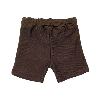 Boys Short Let's Play Some Music - Brown
