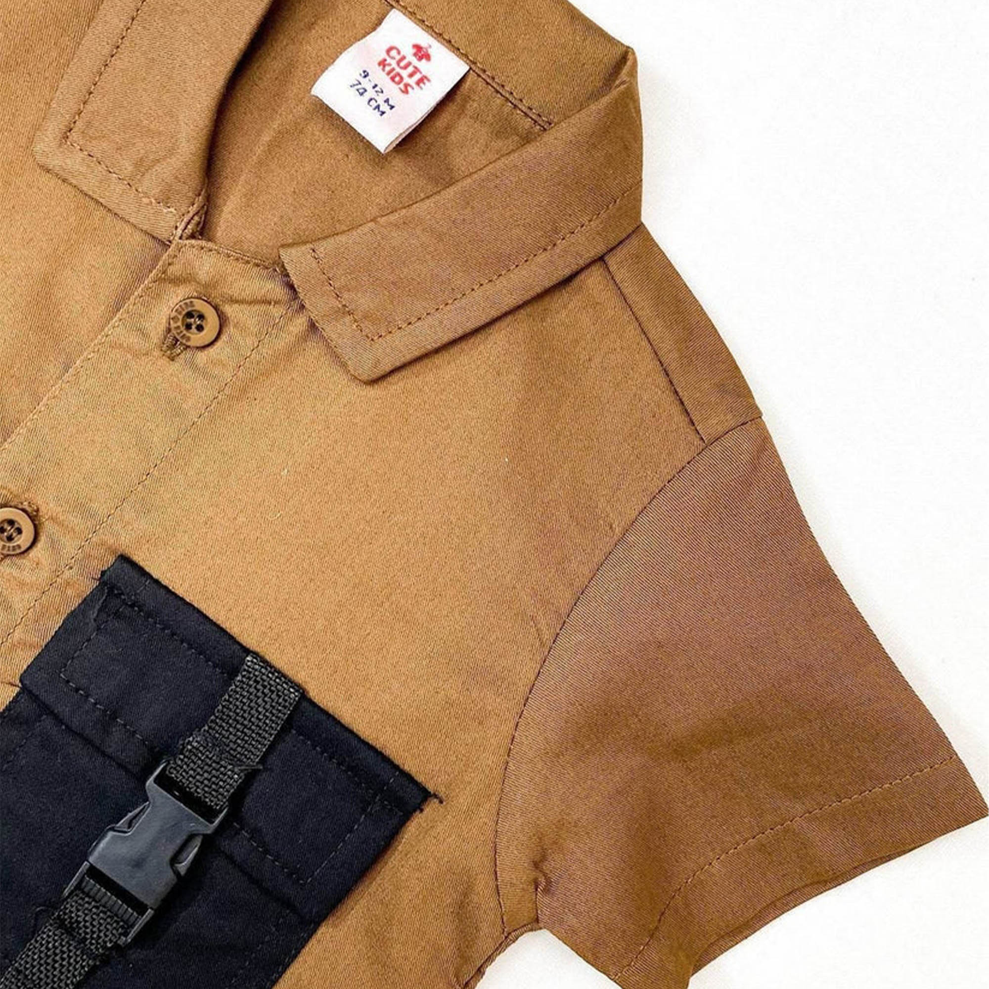 Boys 2 piece Suit - Brown