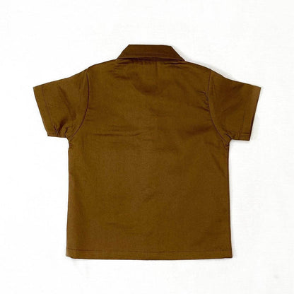 Boys 2 piece Suit - Brown
