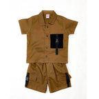 Boys Co-ord Set - Brown