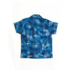 Boys Printed Co-ord Set - Denim Blue