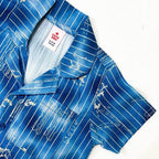 Boys Printed Co-ord Set - Denim Blue