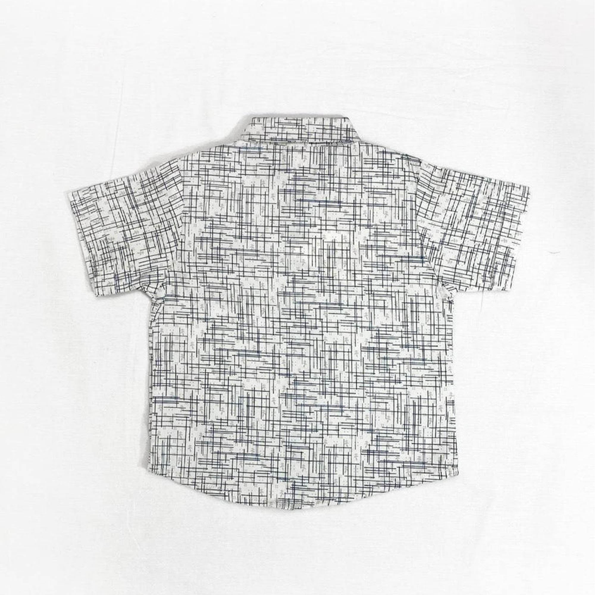 Boys 2 piece Suit - OFF-White&Blue