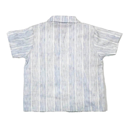 New Born 2 piece Night Suit - Light blue stripe