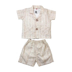 Boys Co-ord Set - Brown Stripe