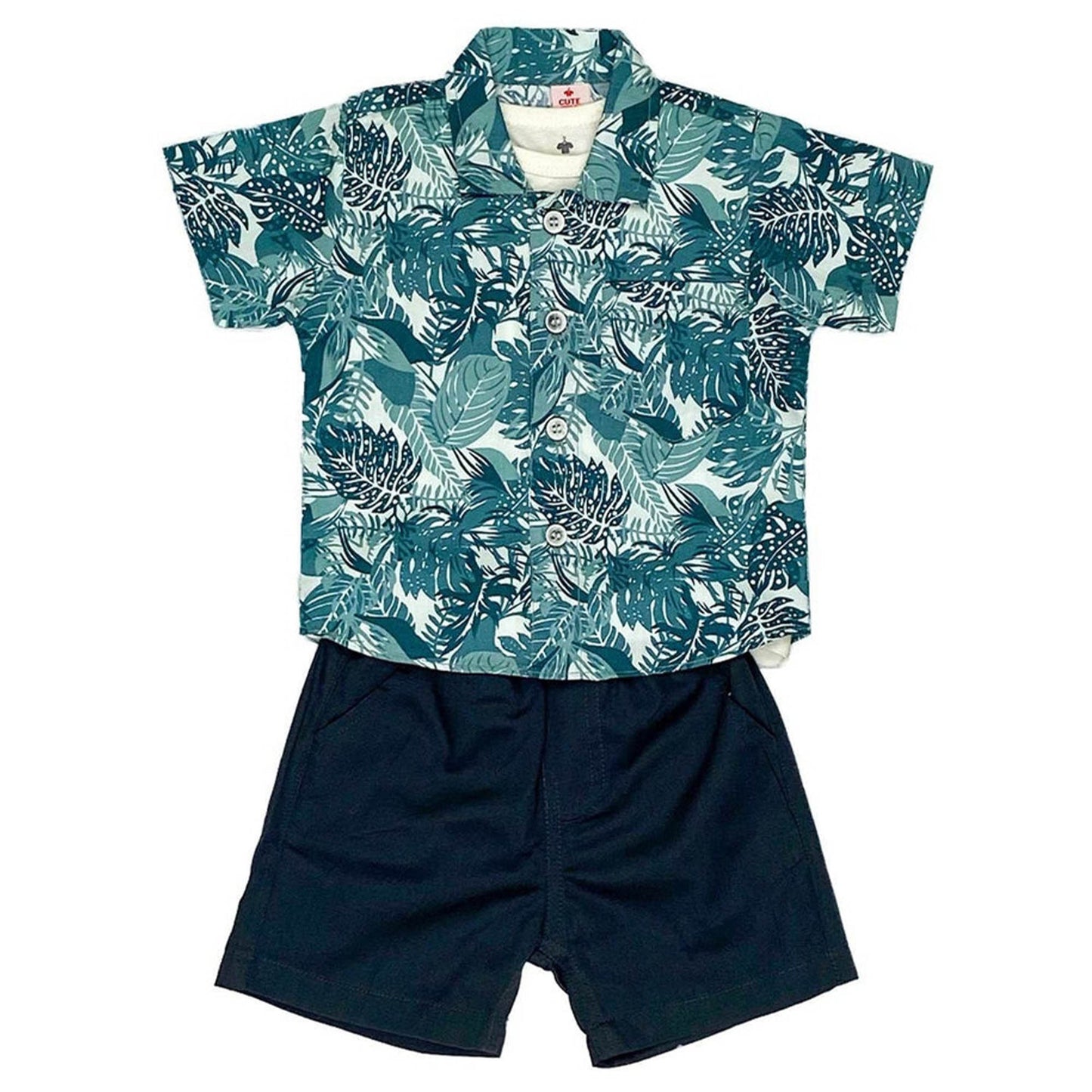 Boys 3-piece Suit - Teal Blue