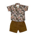 Boys 3 piece Suit - Brown