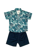 Boys 3-piece Suit - Teal Blue - Cute Kids