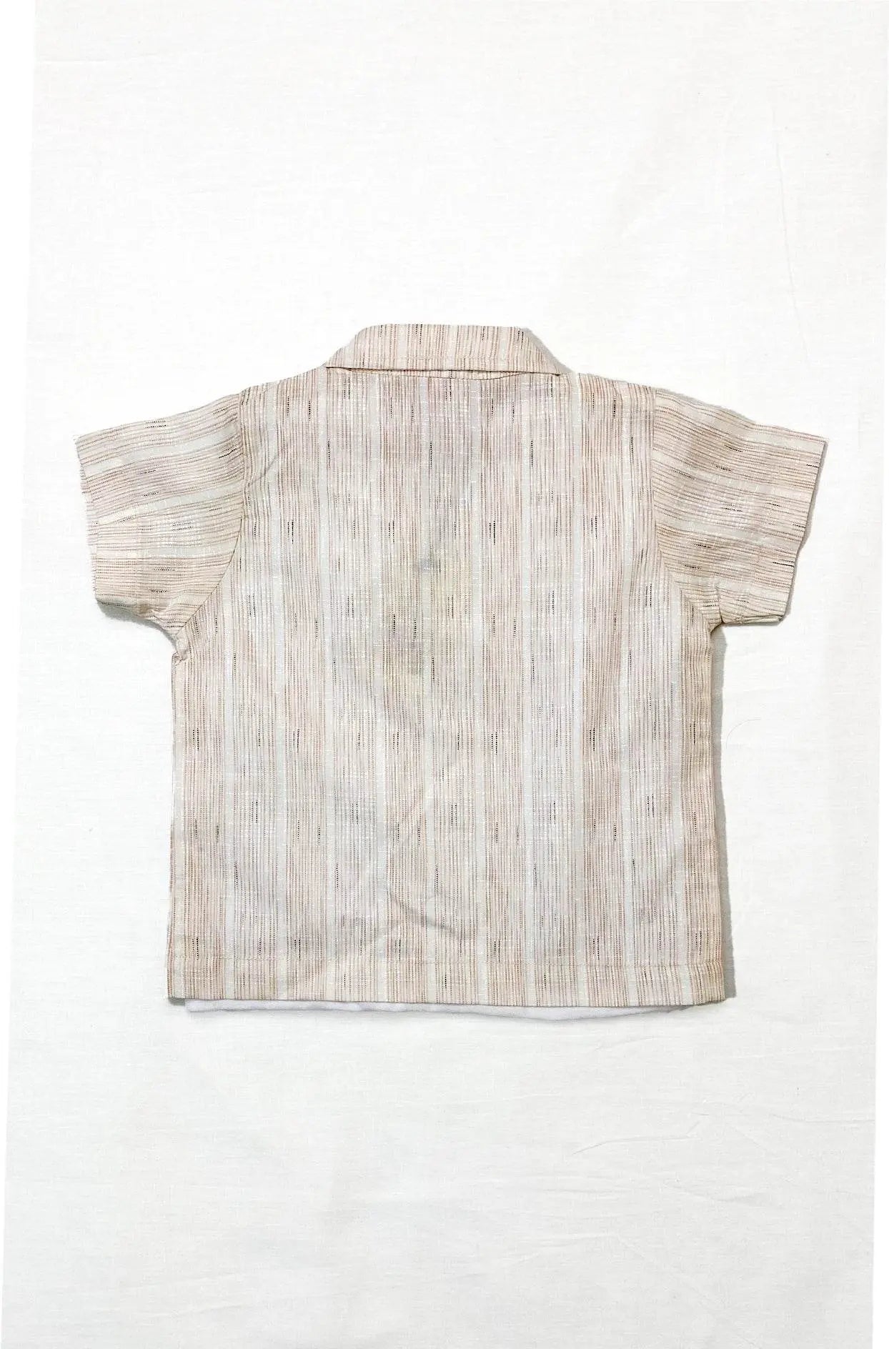 Boys 3-piece Suit - Light brown stripe - Cute Kids