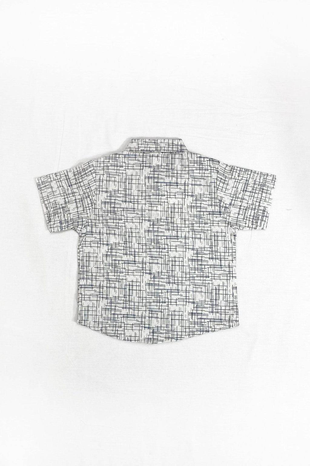 Boys 2 piece Suit - OFF-White&Blue - Cute Kids