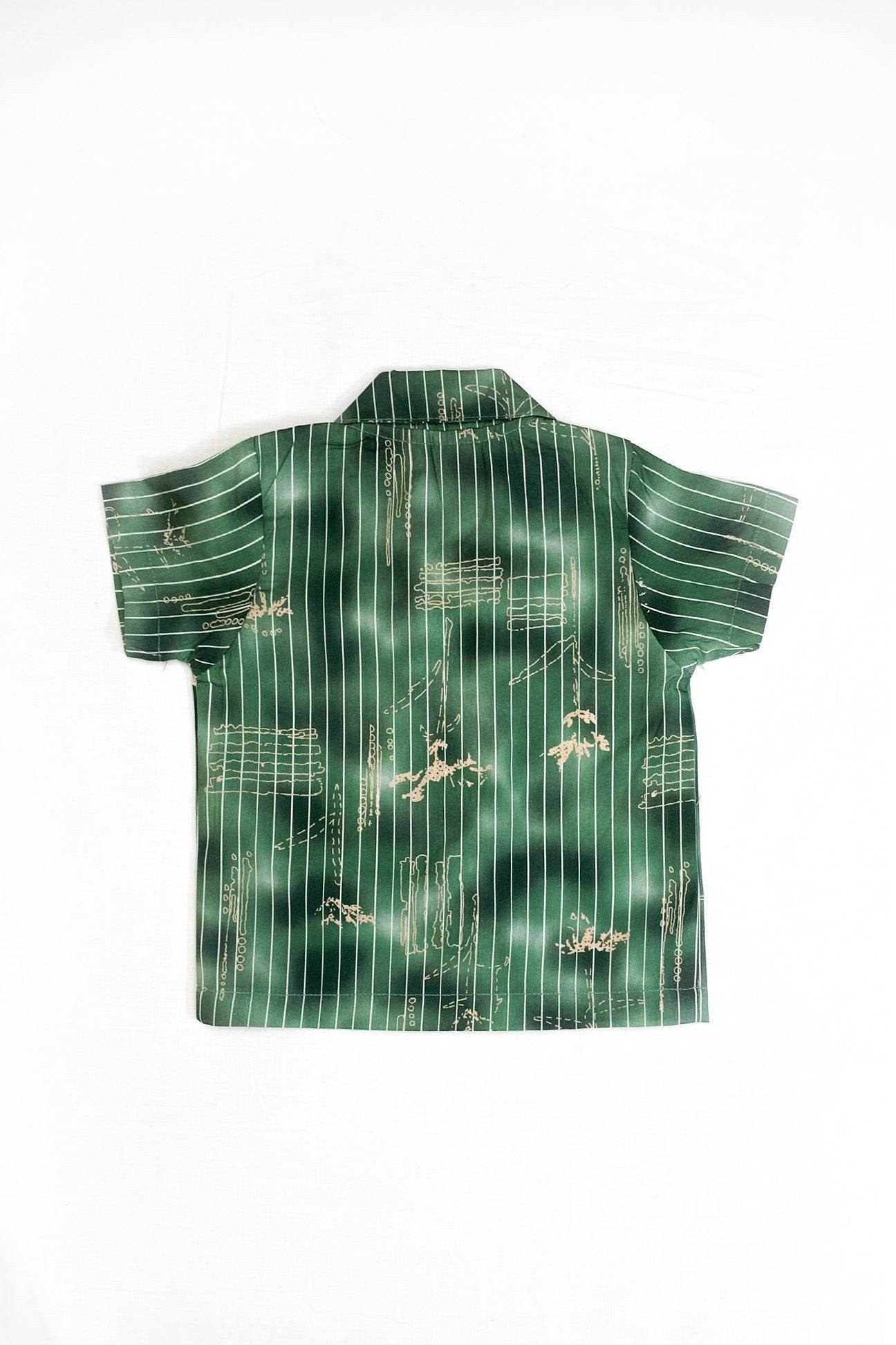 Boys 2 piece Suit - Hazel Green & Beige - Cute Kids