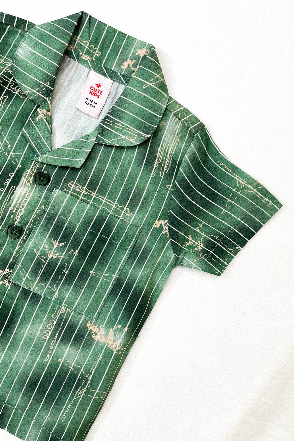 Boys 2 piece Suit - Hazel Green & Beige - Cute Kids