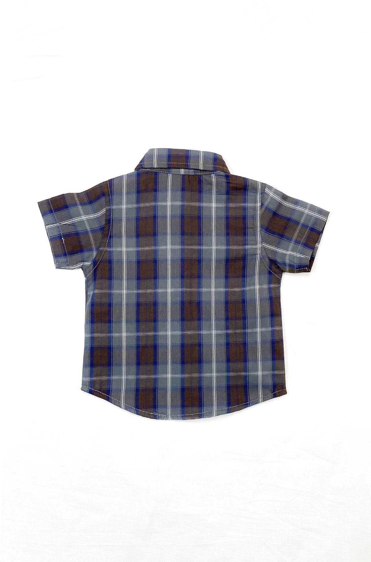 Boys 2 piece Suit - Check & Beige - Cute Kids