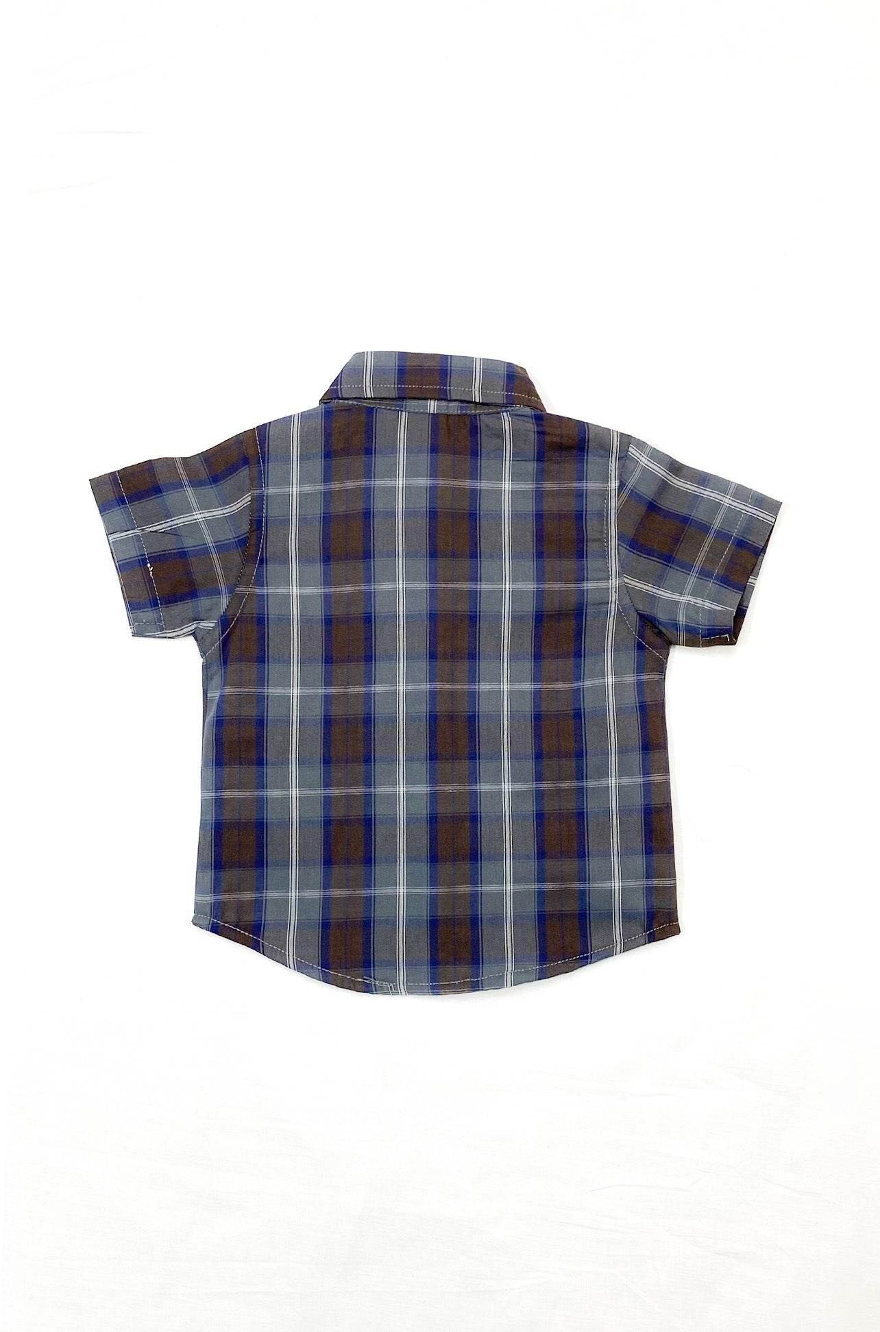 Boys 2 piece Suit - Check & Beige - Cute Kids