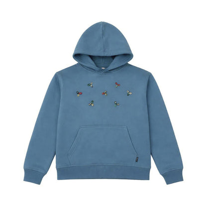 Girls Hoodie - Orange & Blue